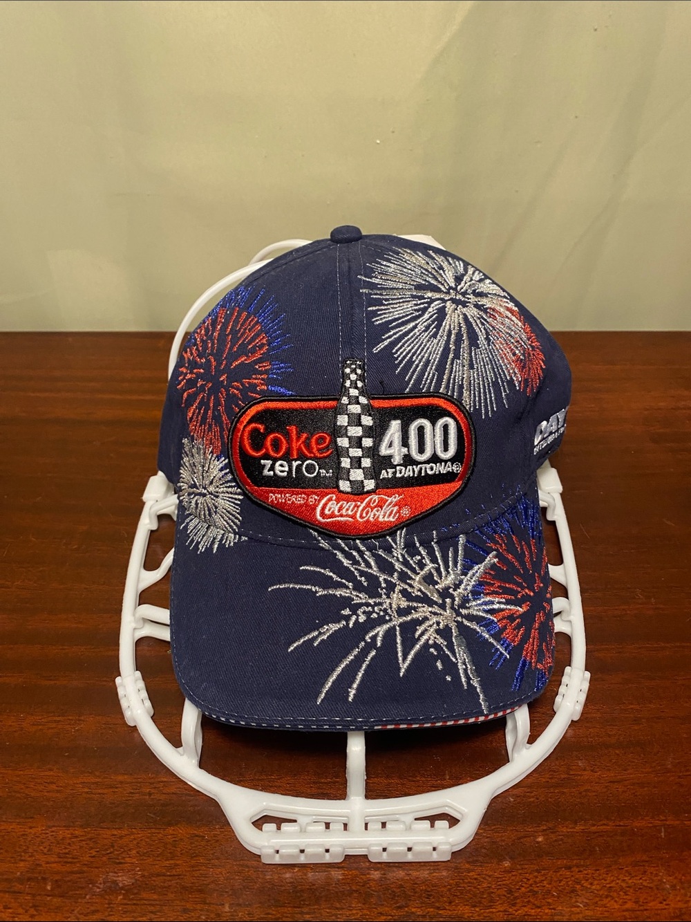 NASCAR Coca Cola Coke Zero 400 at Daytona Fireworks Cap 2011 Adjustable NWT